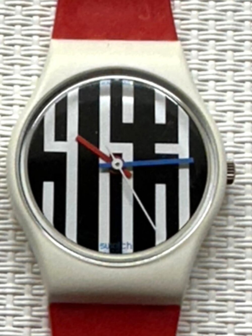 Swatch Watch Speed Limit LW117 Vintage 1987